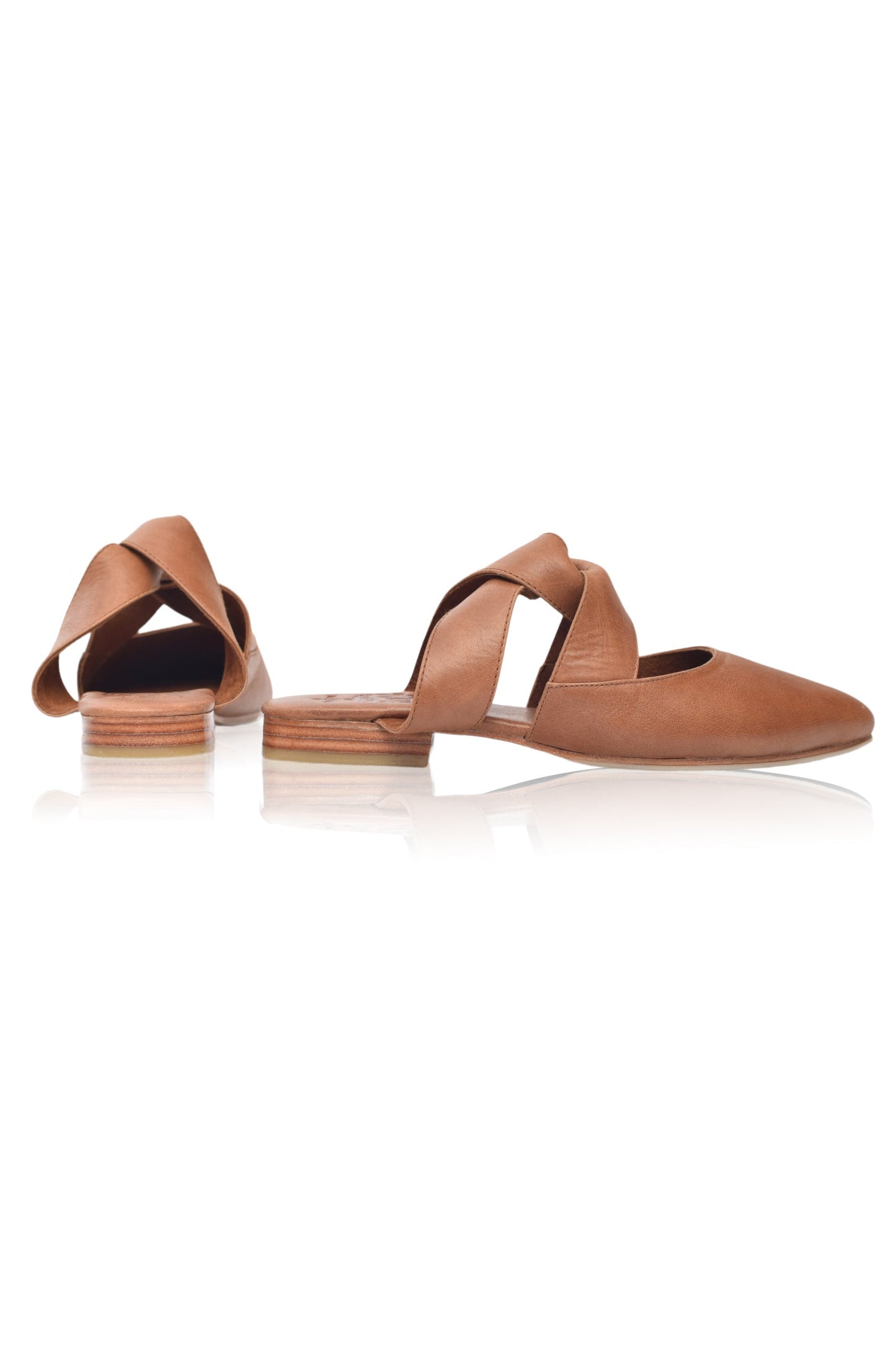 Yolanthe Pointy Toe Leather Mules