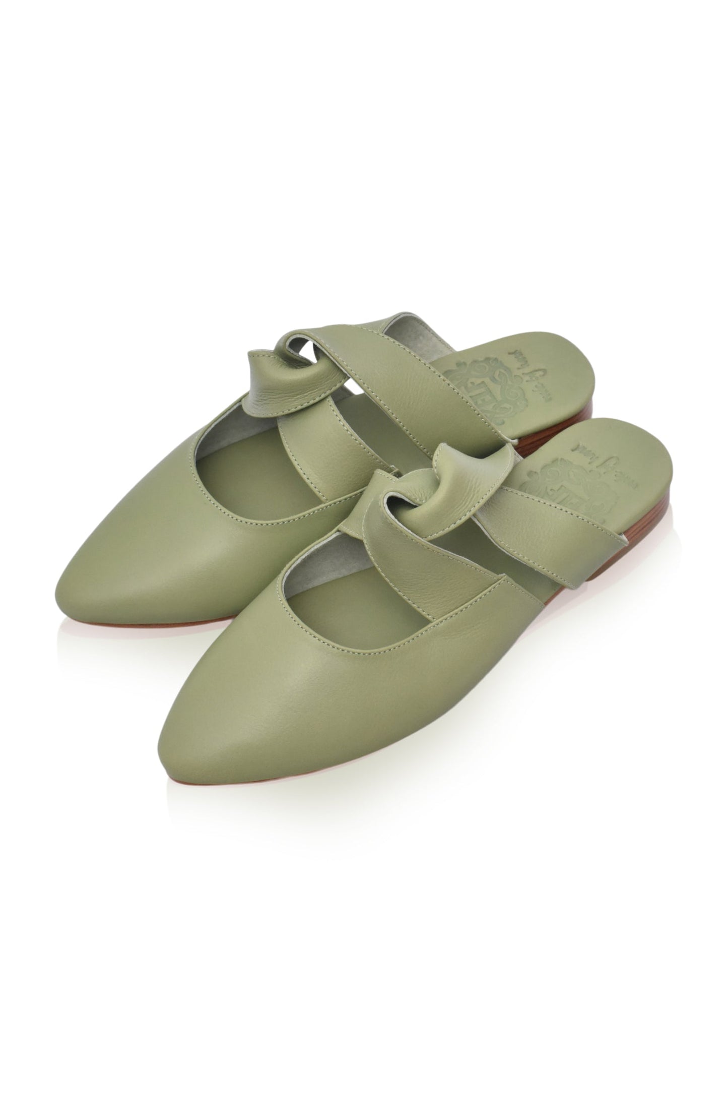 Yolanthe Pointy Toe Leather Mules
