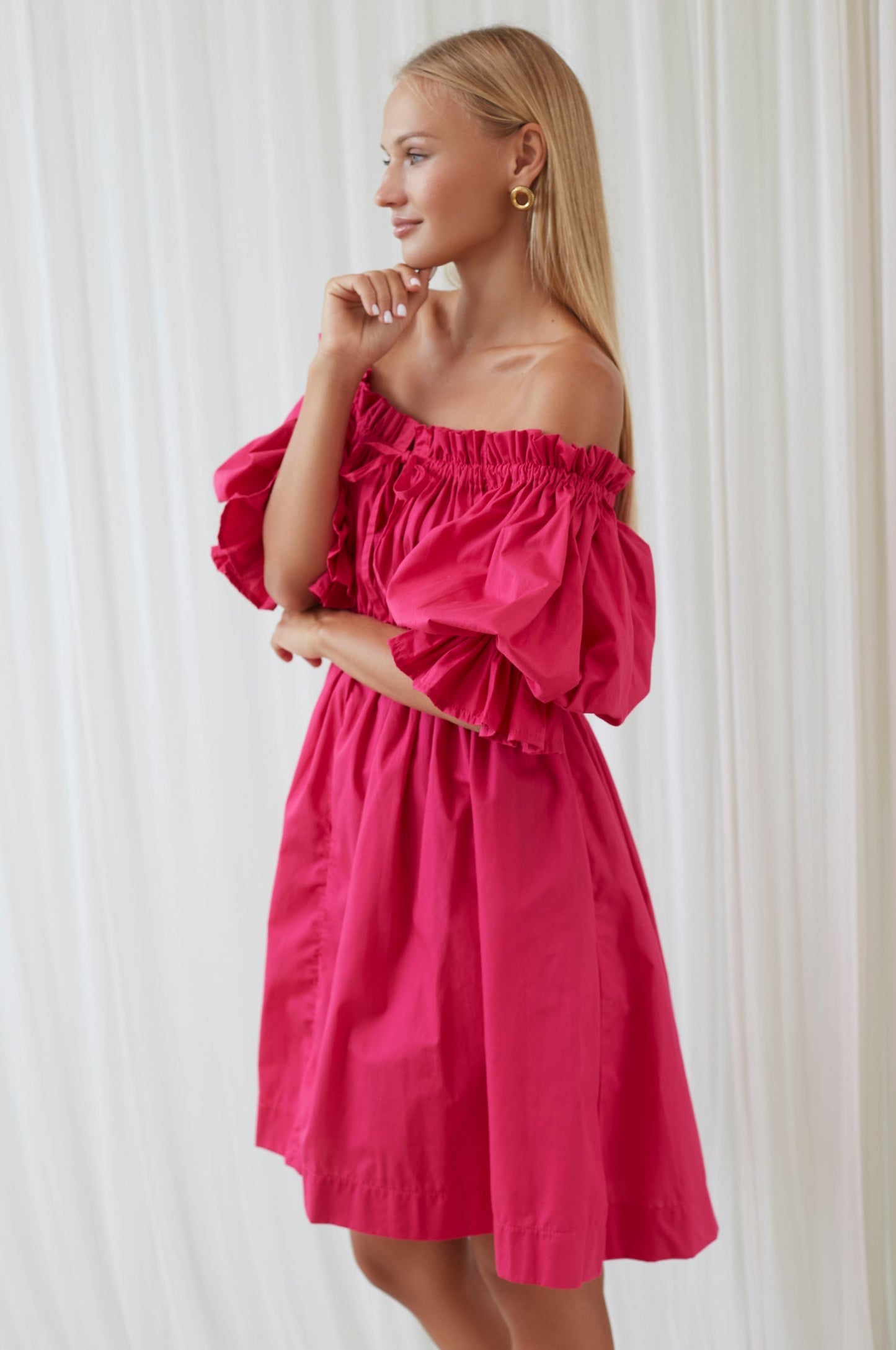 Faustina Cotton Mini Dress