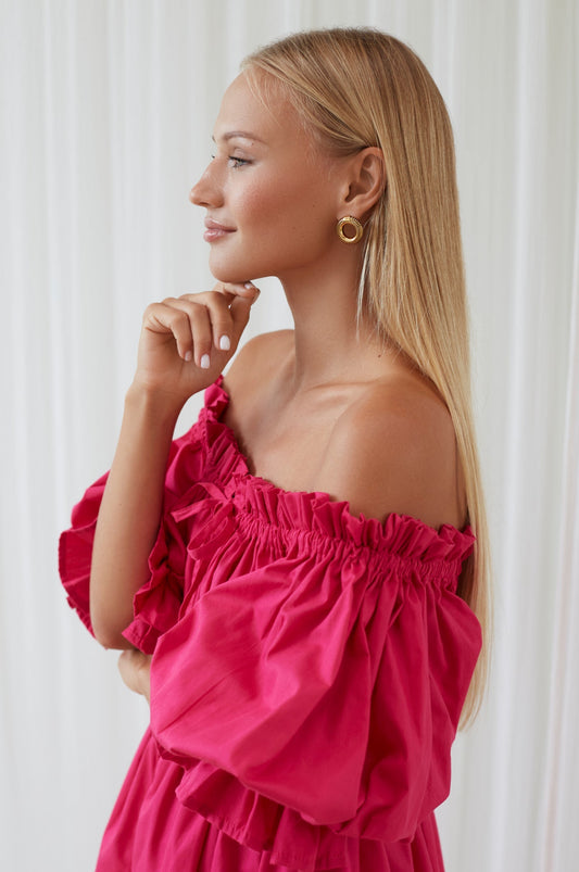 Faustina Cotton Mini Dress