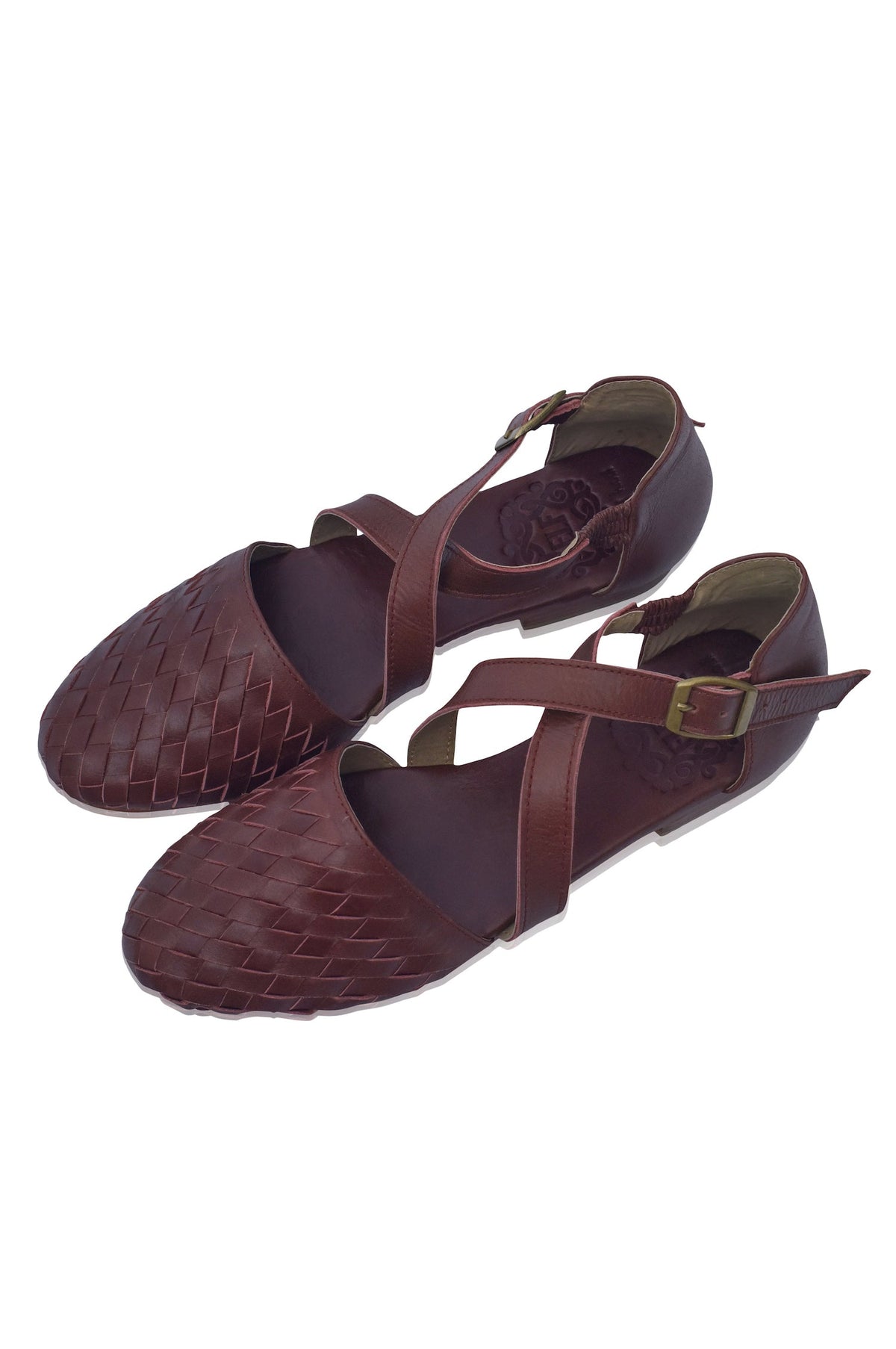 Emmeline Woven Leather Flats