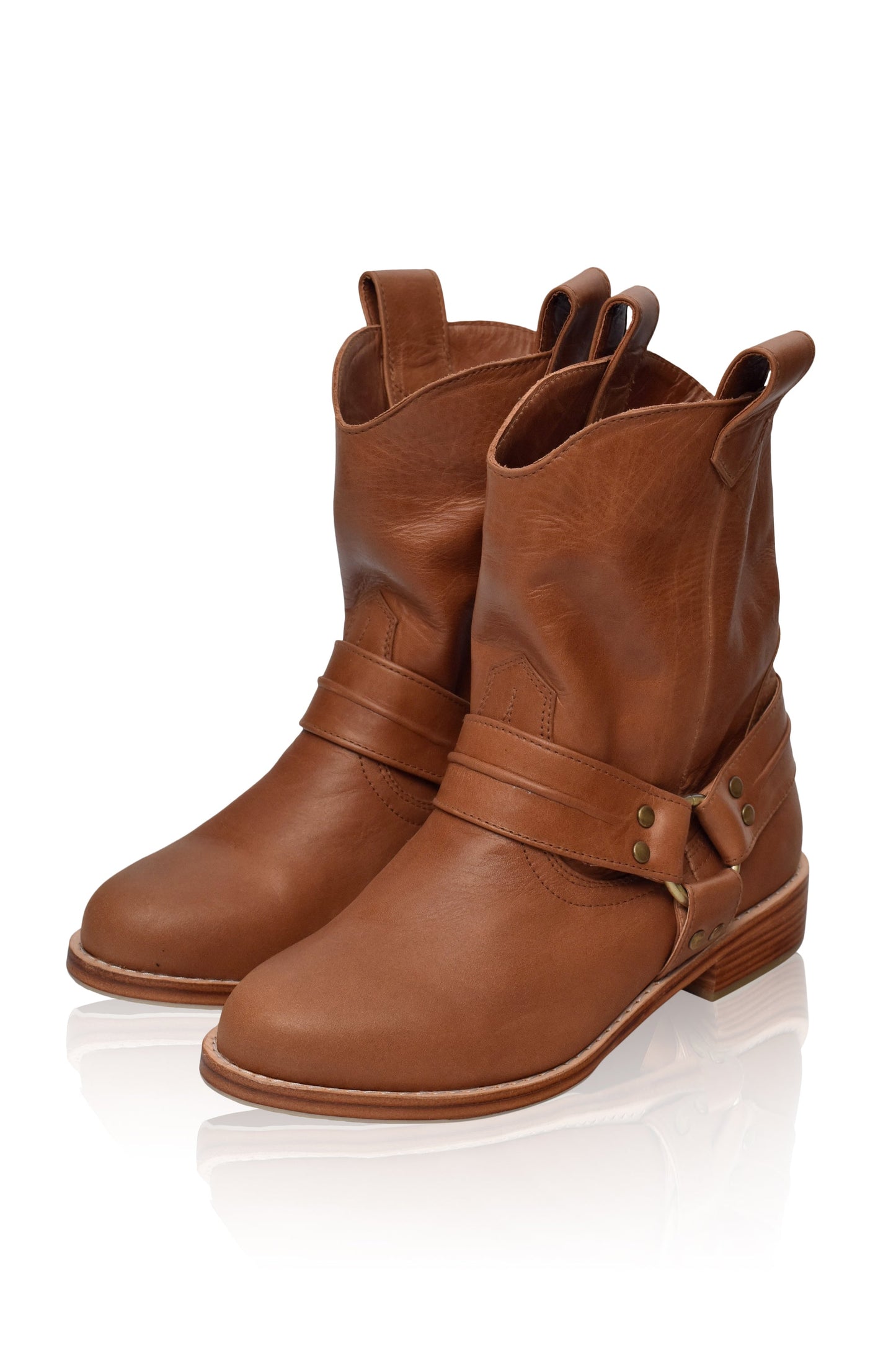 Wilde Pull-On Leather Boots