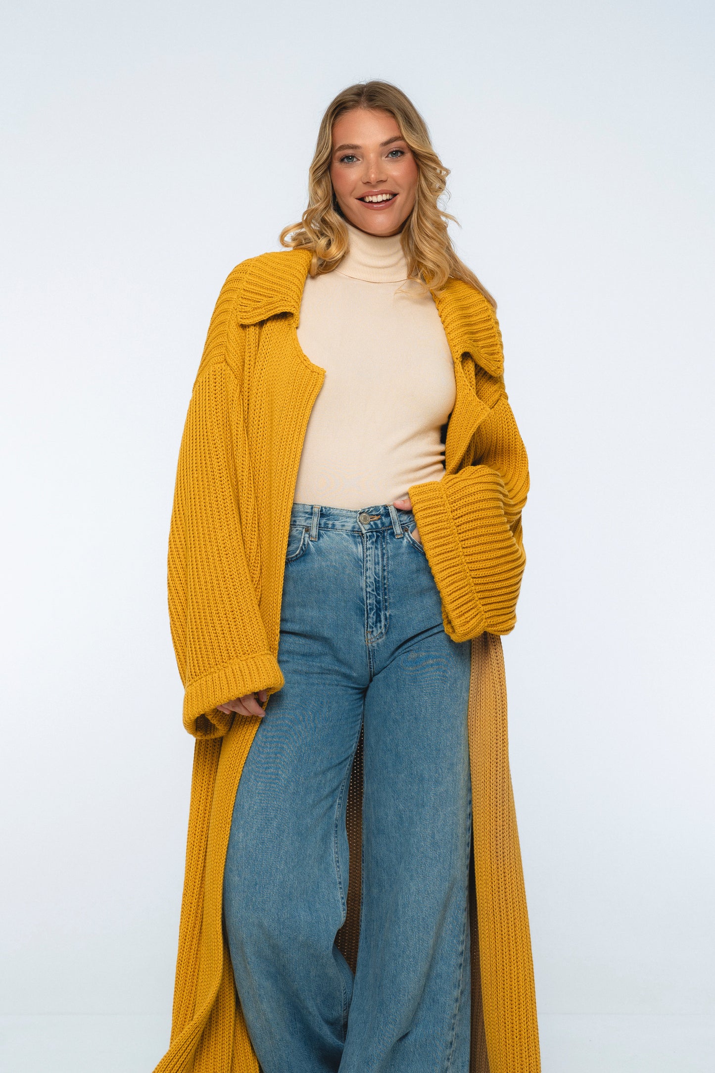Delphie Cotton Knitted Coat