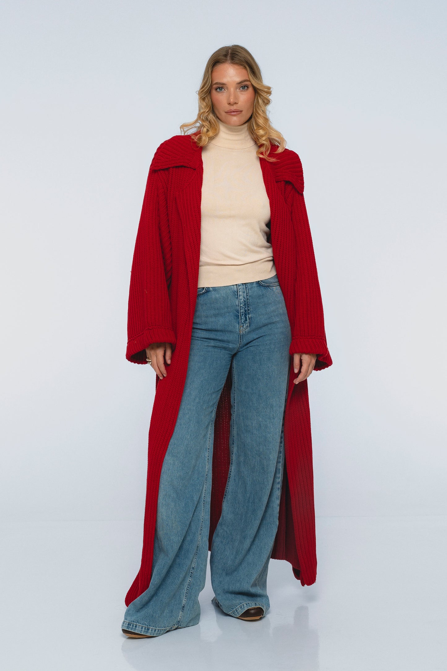 Delphie Cotton Knitted Coat