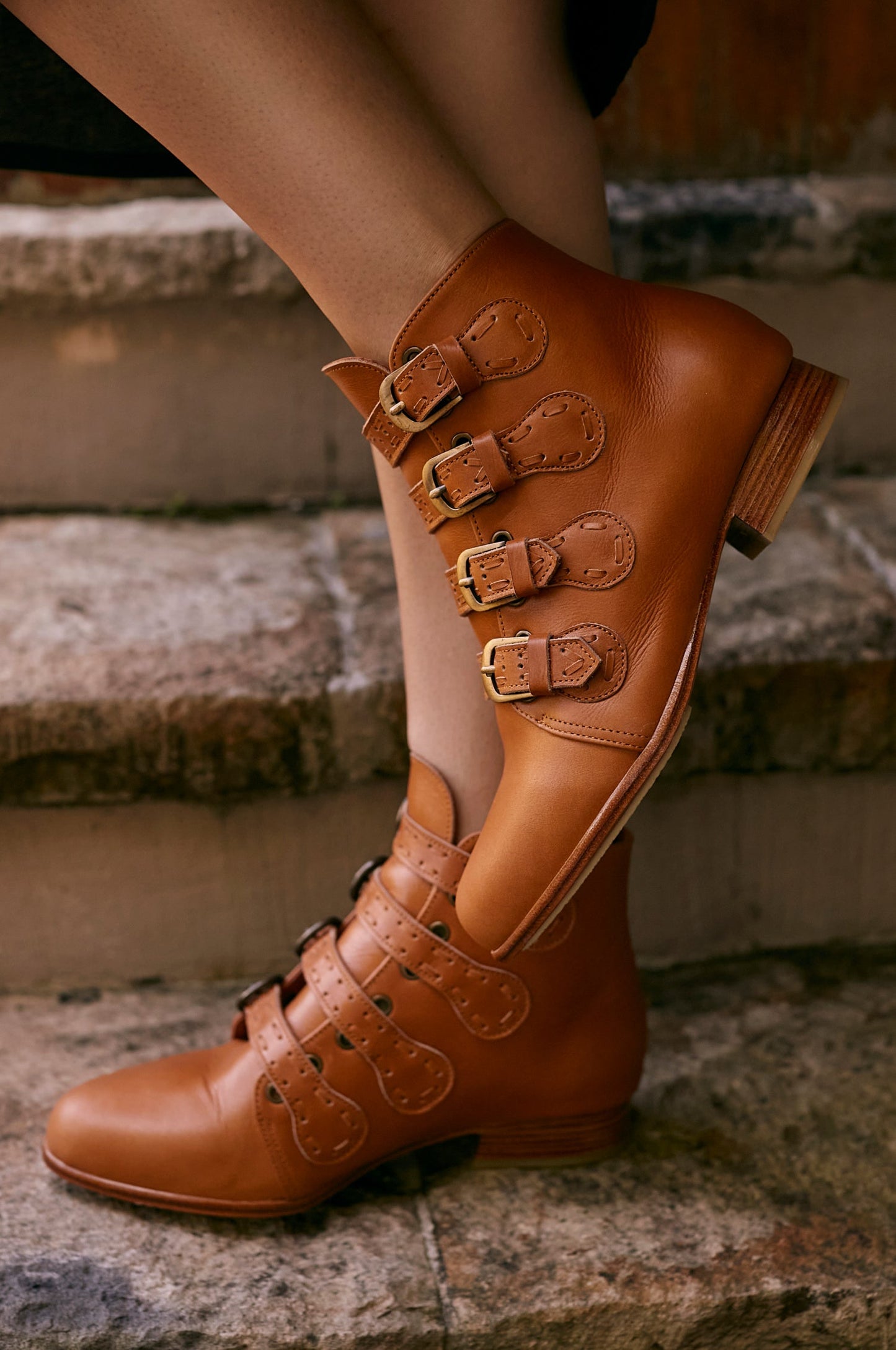 Ferelith Leather Booties