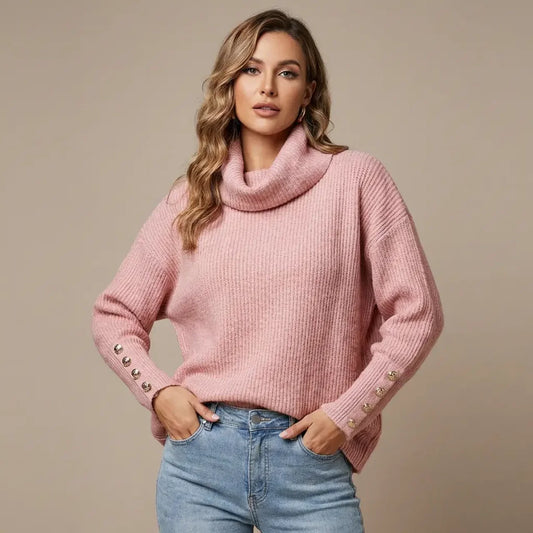 LUCIA | Women’s turtleneck knit sweater